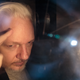 Wikileaks founder Julian Assange leaves Southwark Crown Court in a security van after being sentenced on May 1, 2019 in London, England